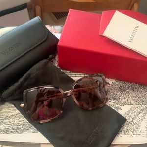 BNIB Valentino Havana Sunglasses